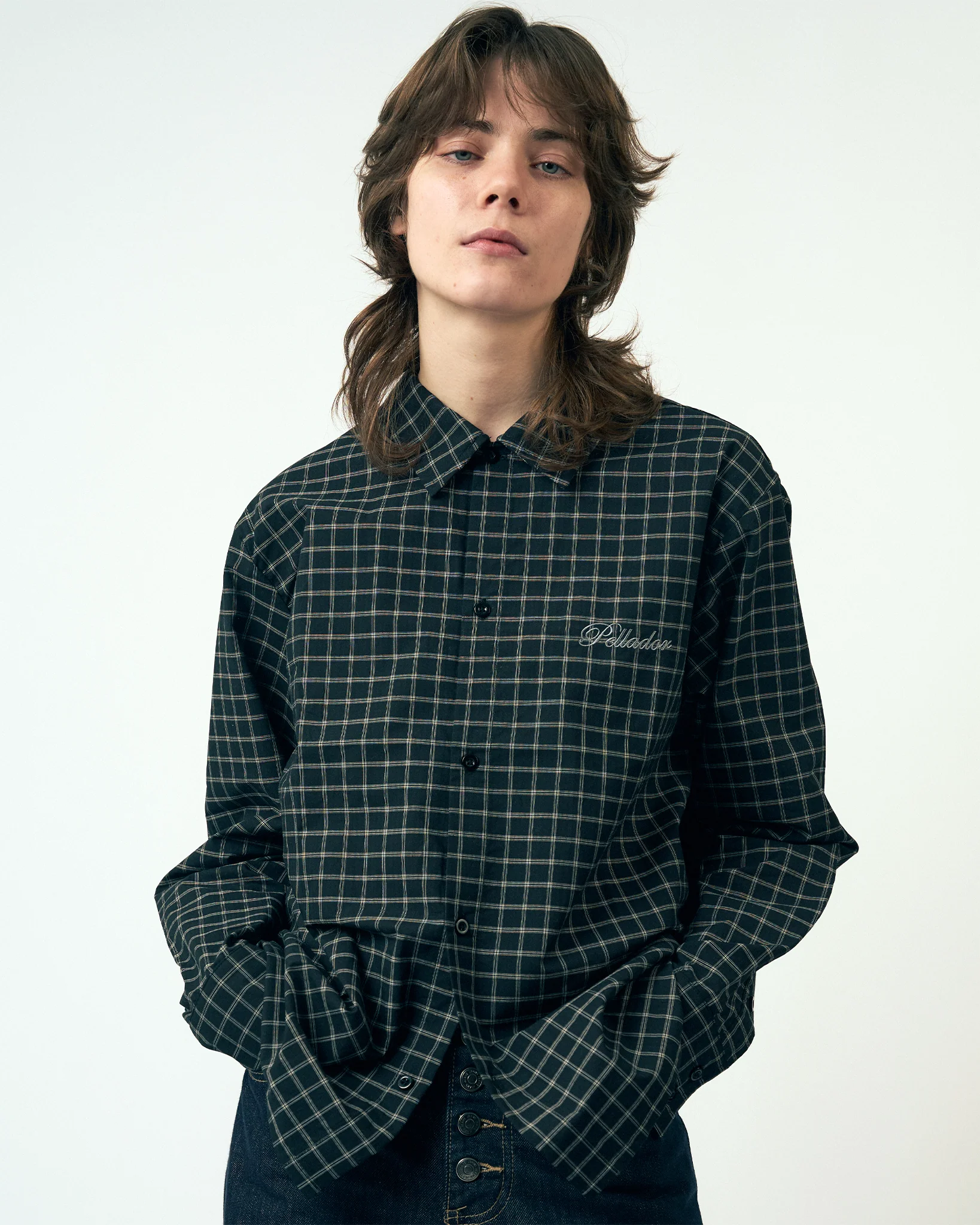 Check Shirt - Black - Image 5