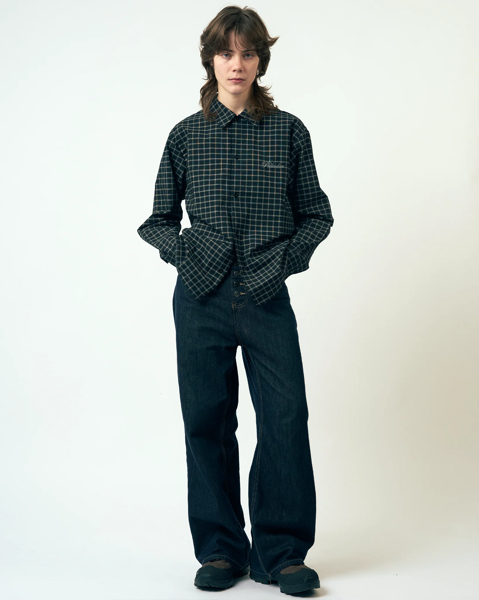 Check Shirt - Black - Image 6