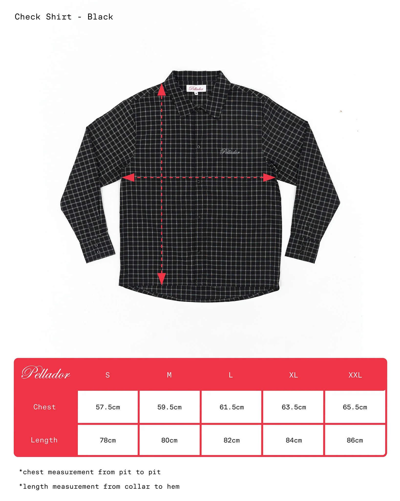 Check Shirt - Black - Image 7