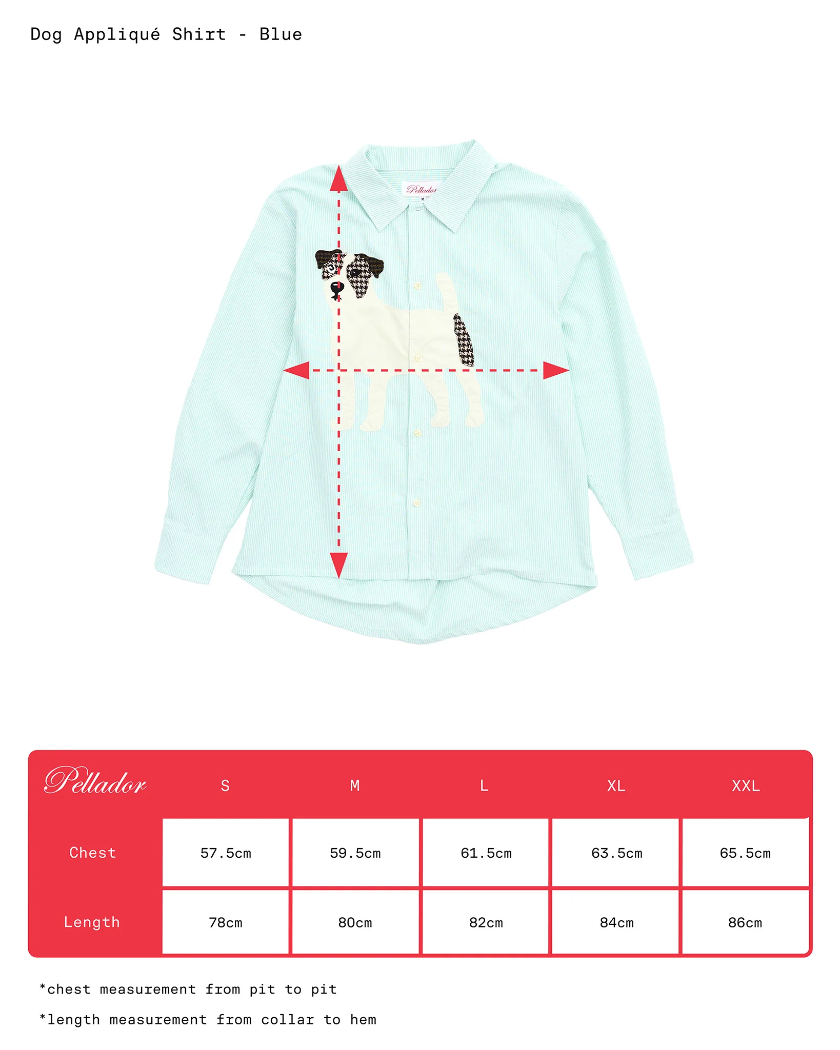 Dog Appliqué Shirt - Blue - Image 4