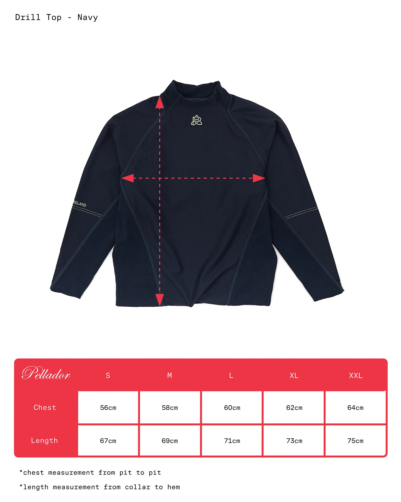 Drill Top - Navy - Image 5