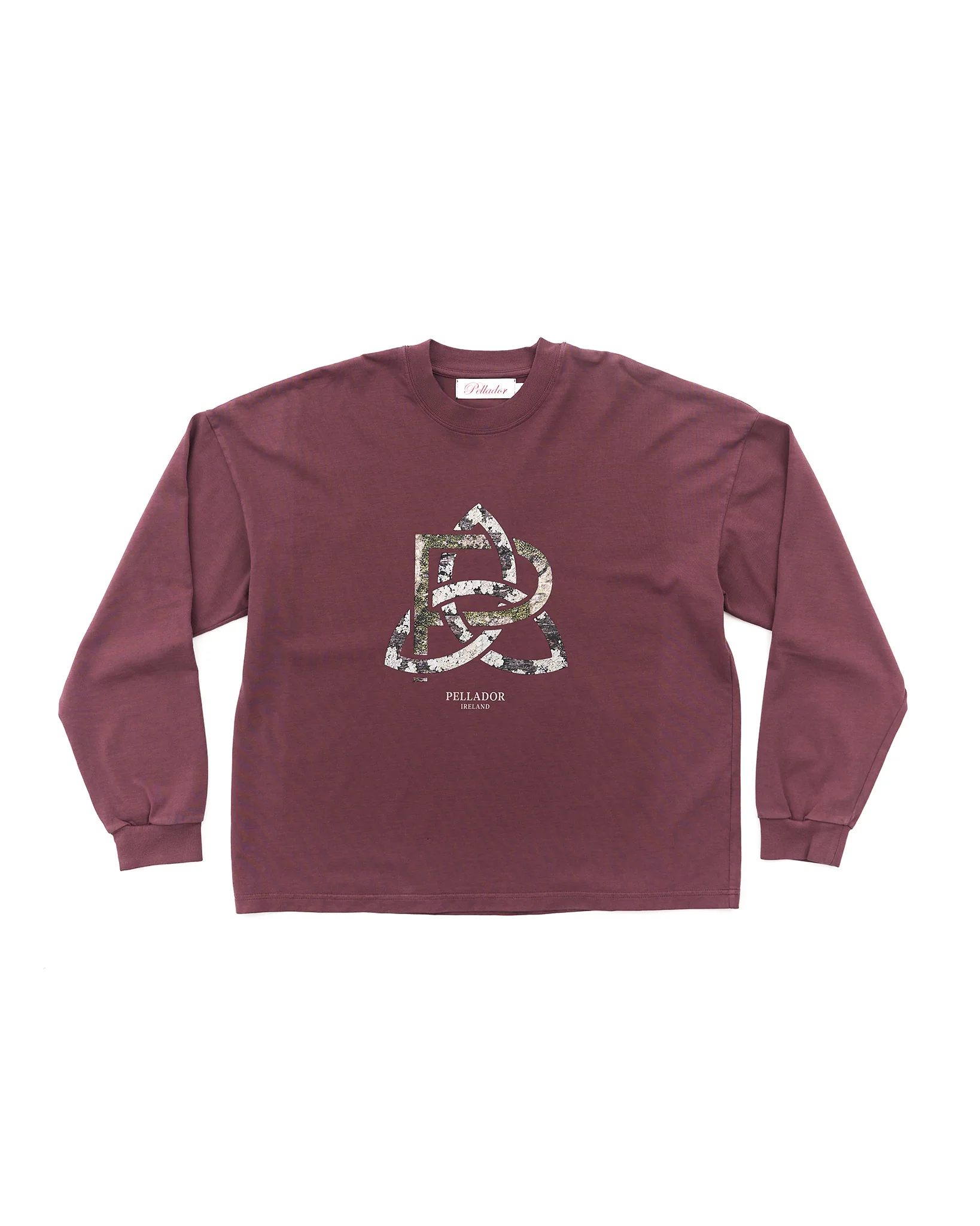 Forest Knot Logo L/S Tee - Maroon