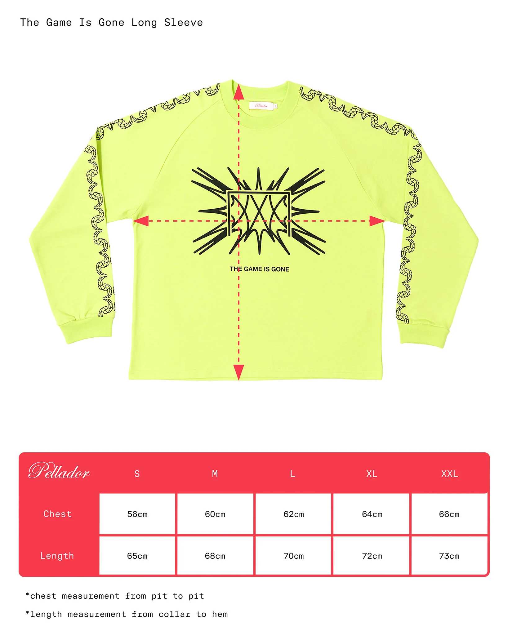 Game is Gone Long Sleeve - Luminous Yellow - Image 5