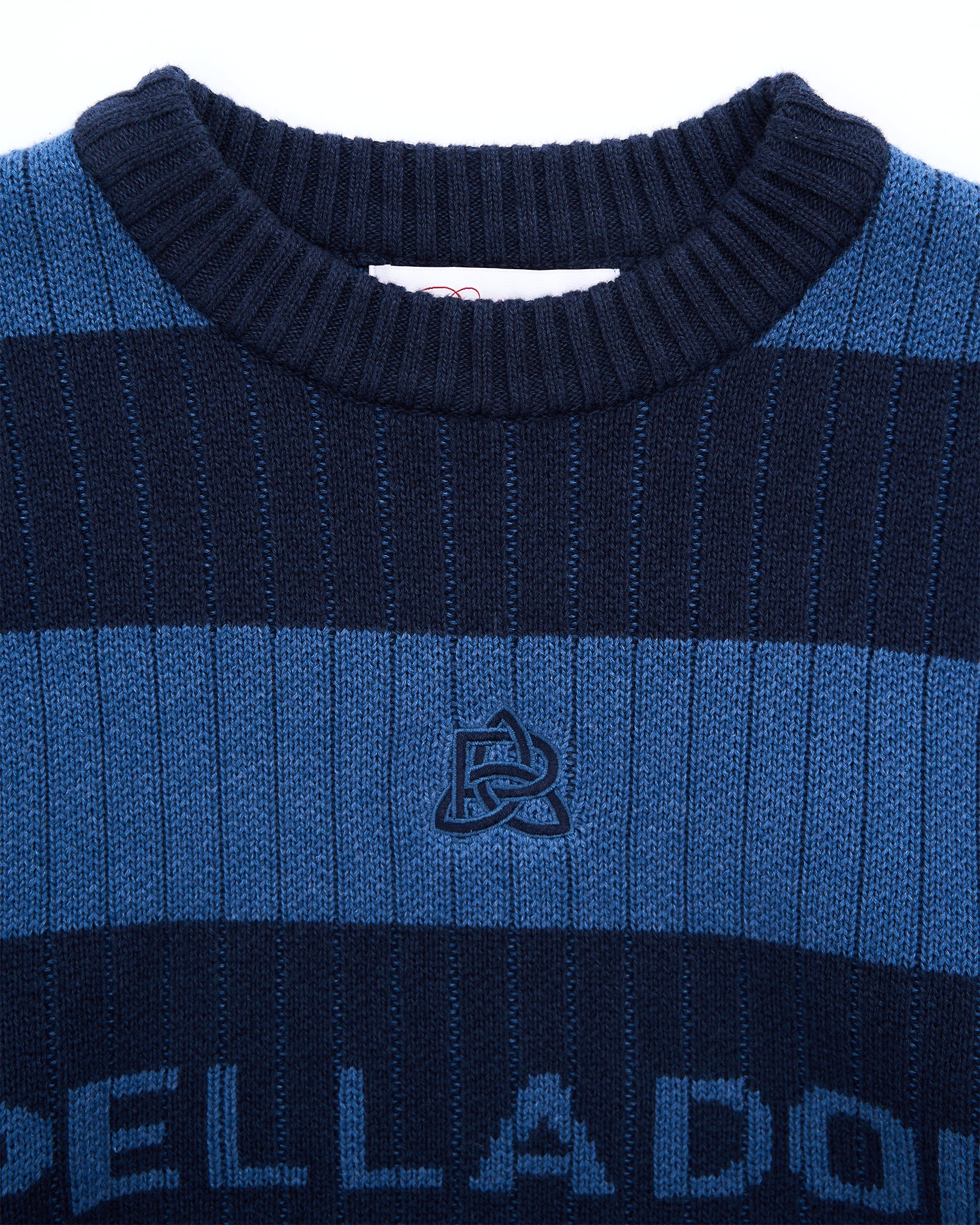 Striped Ladder Knit - Blue & Navy - Image 3
