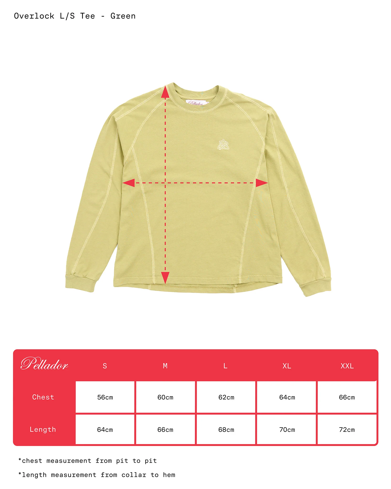 Overlock Longsleeve Tee - Green - Image 5