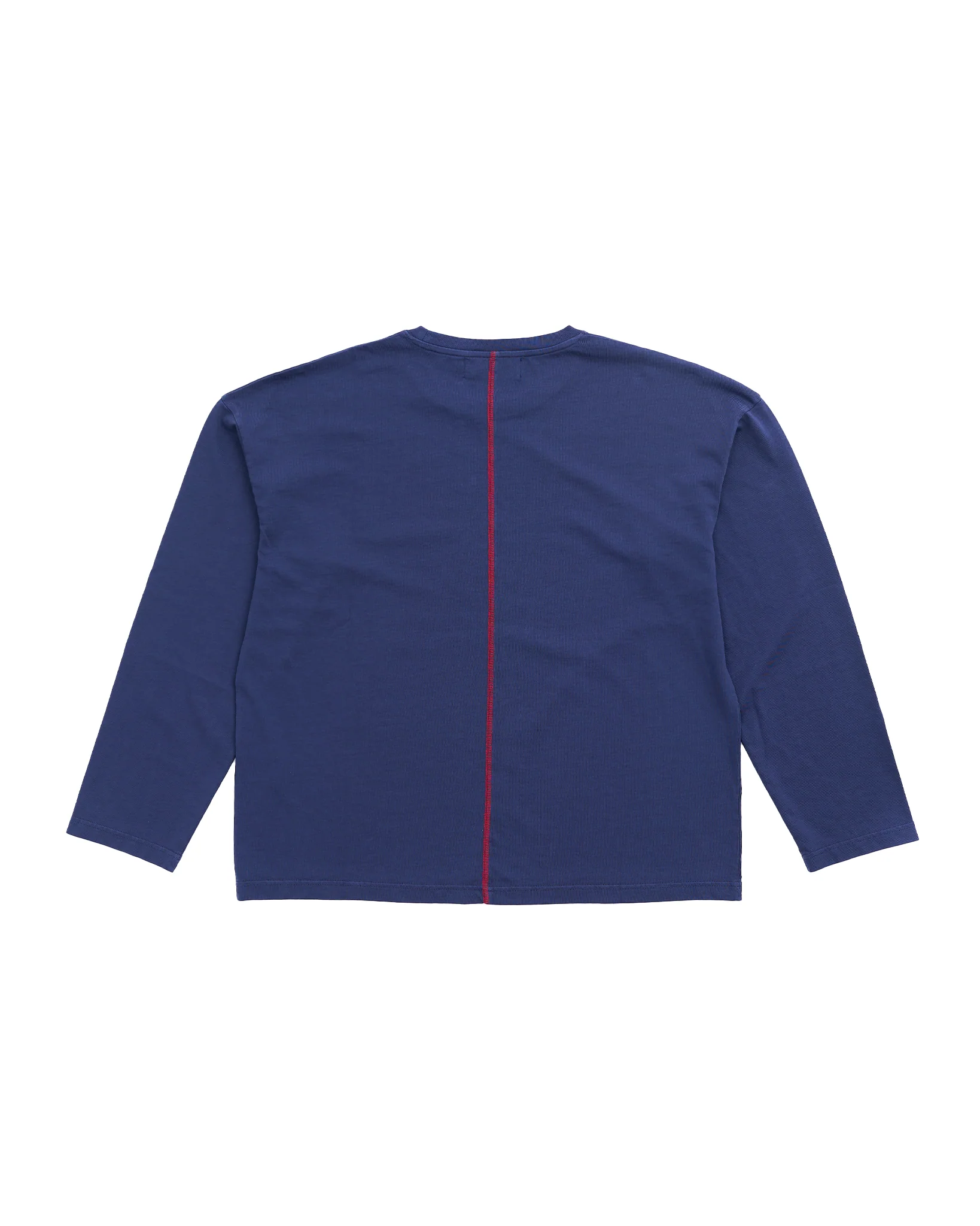Overlock Longsleeve Tee - Navy - Image 2