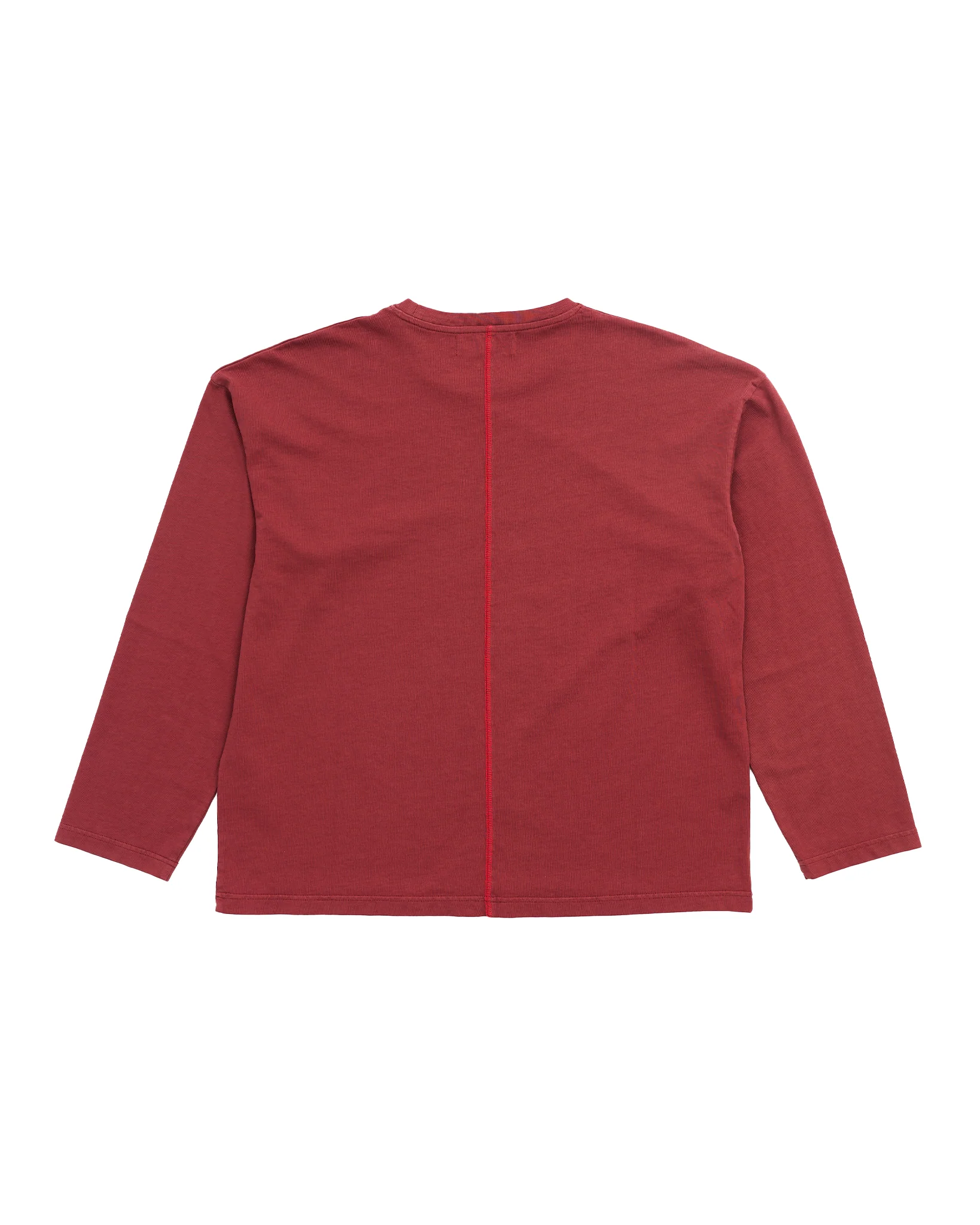 Overlock Longsleeve Tee - Red - Image 2