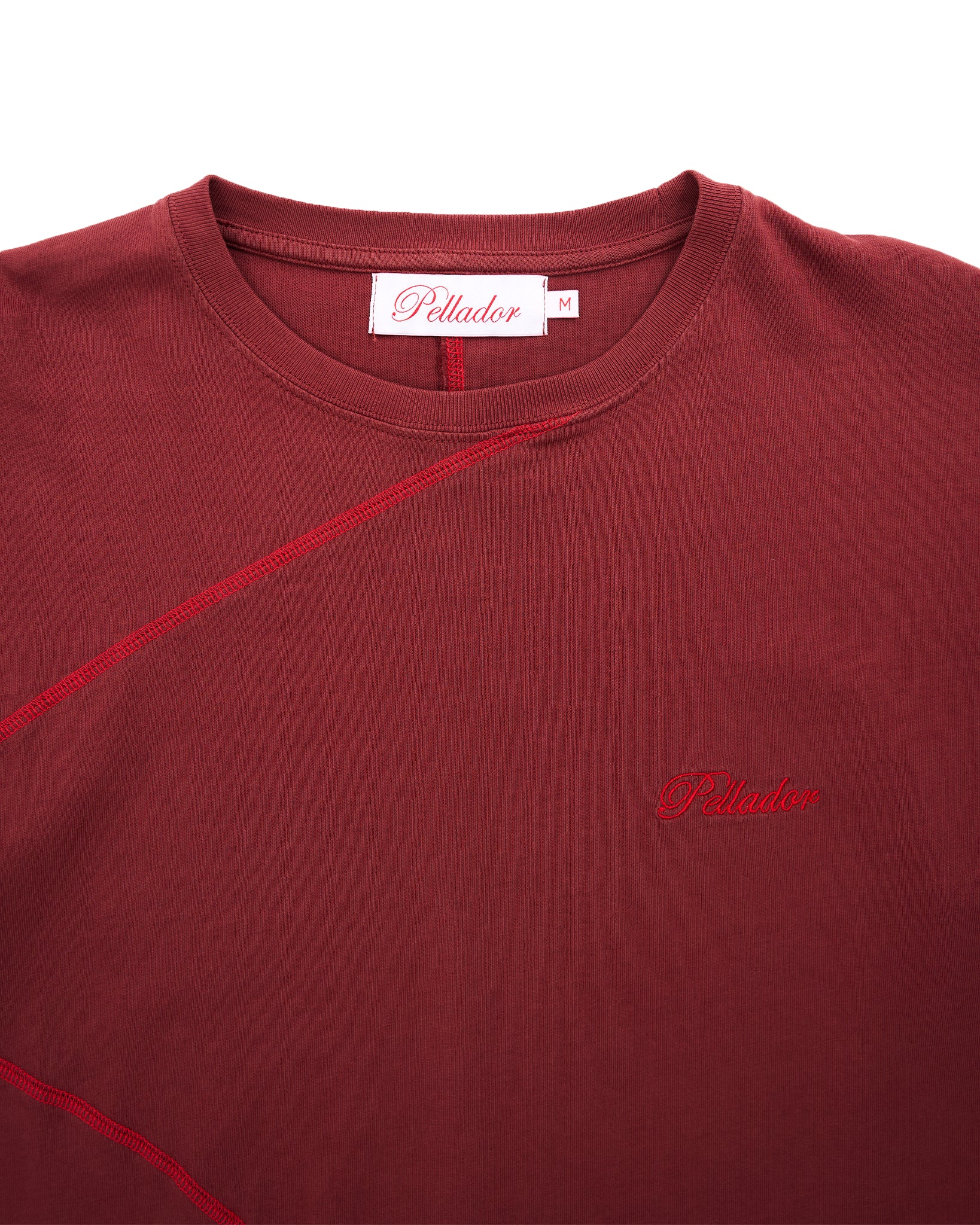 Overlock Longsleeve Tee - Red - Image 3