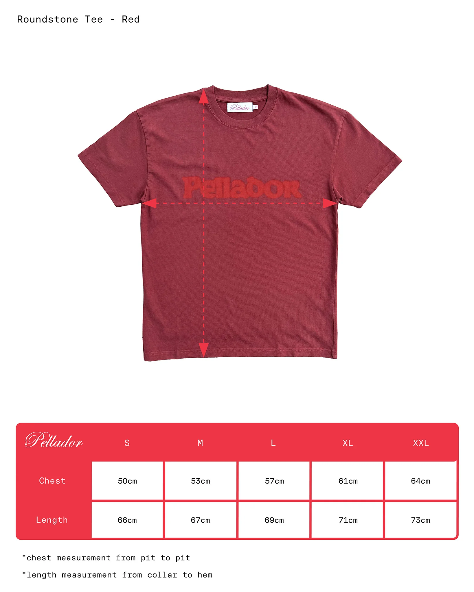 Roundstone Tee - Red - Image 3