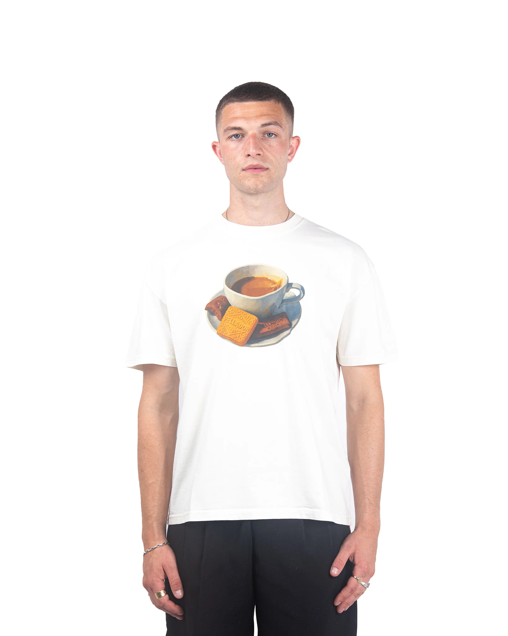 Tea & Biscuits T-Shirt - Cream - Image 2